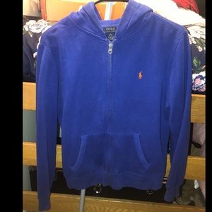 Polo zip up hoodie